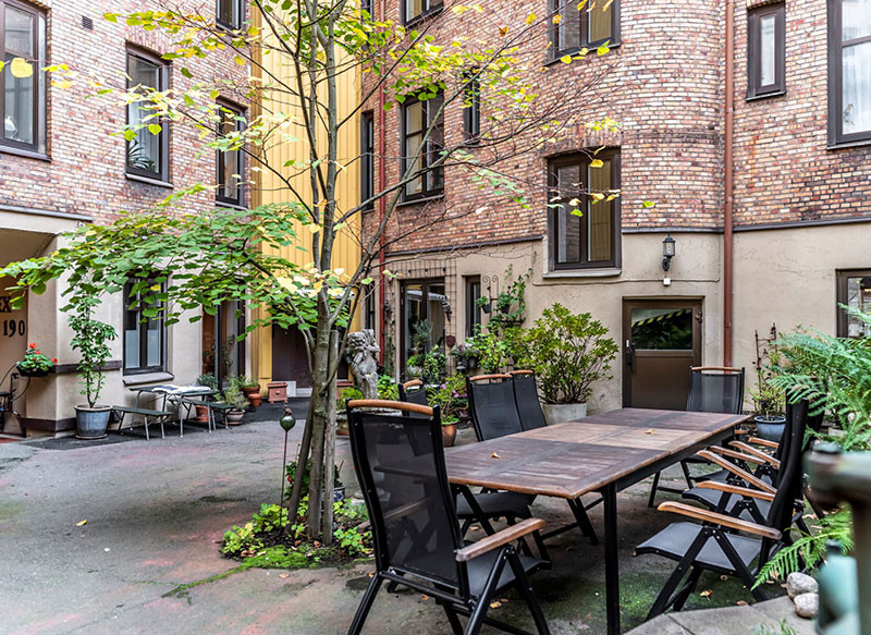 瑞典工业风公寓设计-24