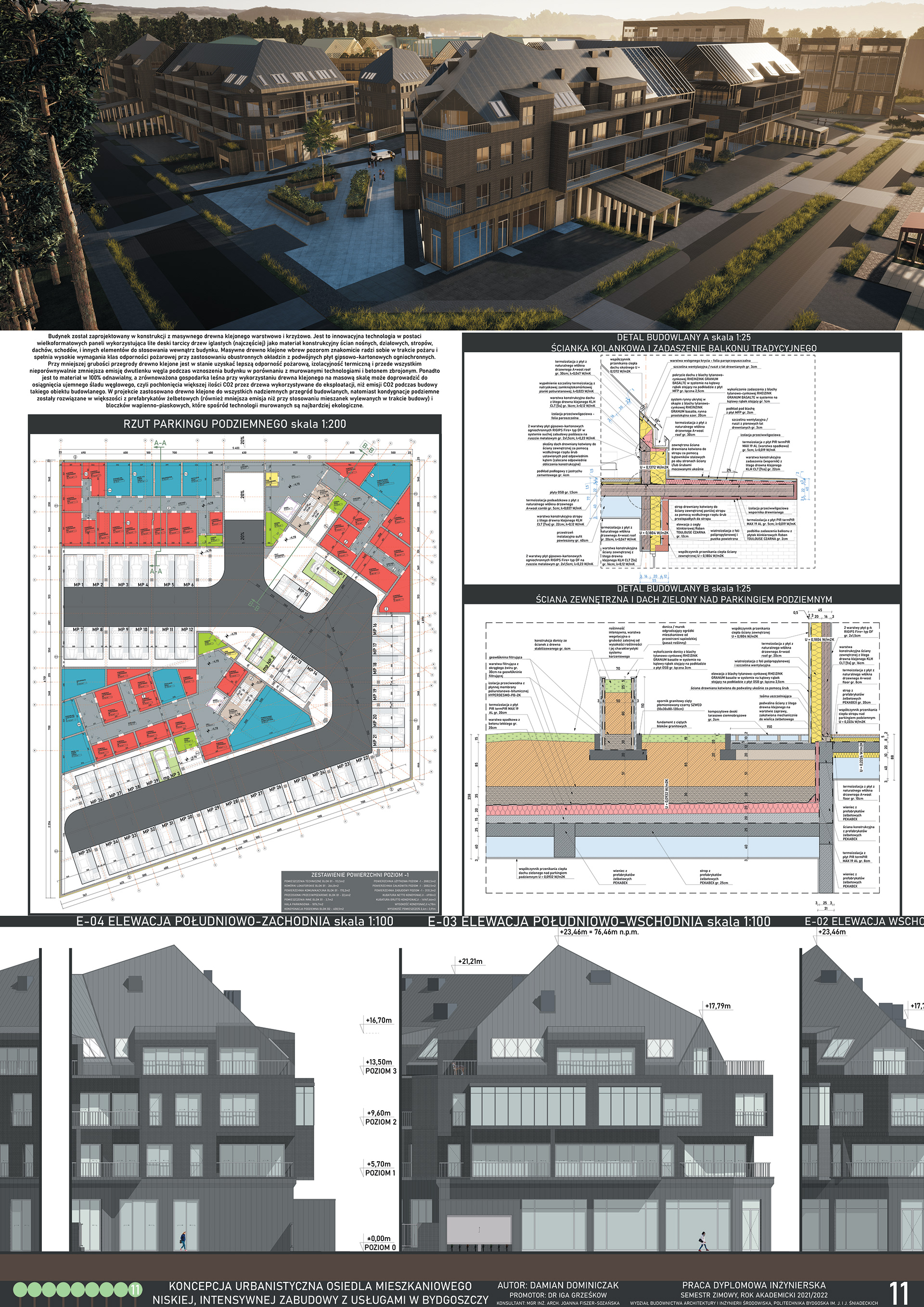 高密度和低层多功能木结构住宅区丨波兰比得哥什丨Damian Dominiczak-292