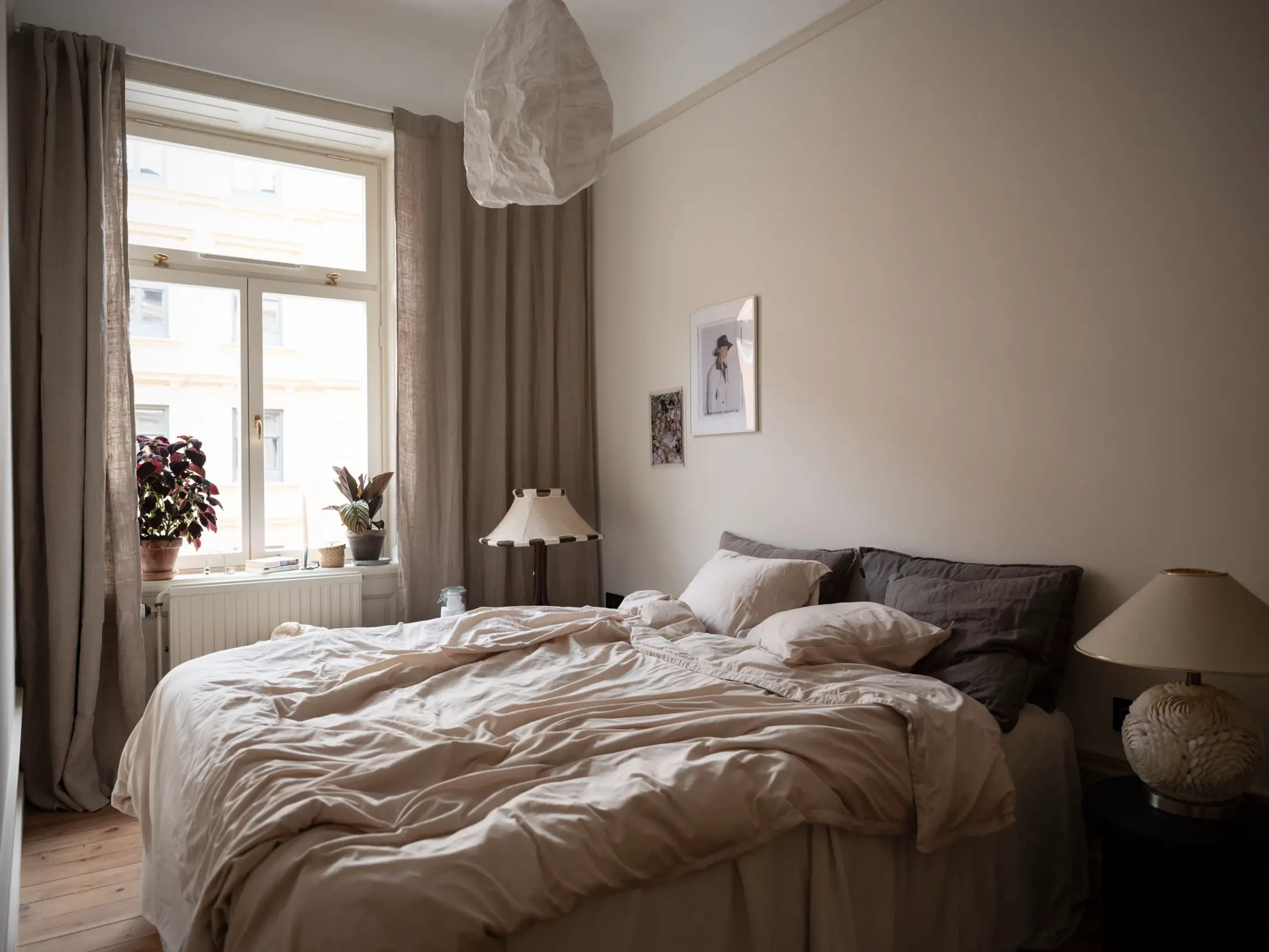 瑞典 53m2 粉色厨房公寓 | 温馨与复古的完美融合-11