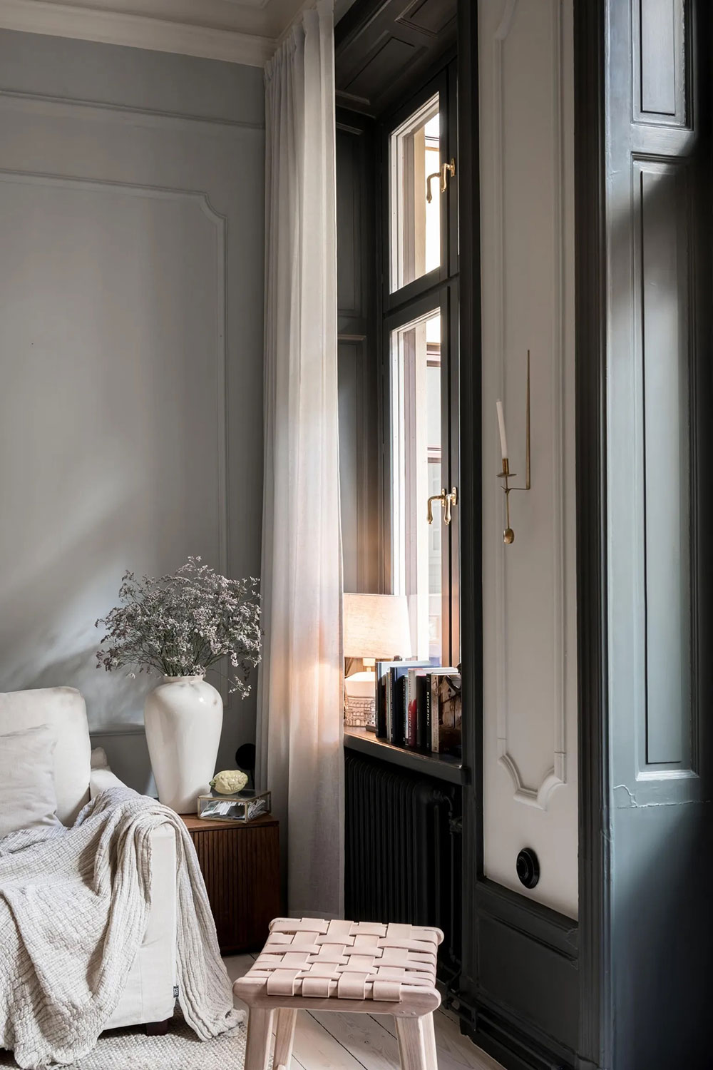 造型与对比：斯德哥尔摩的时尚公寓-2