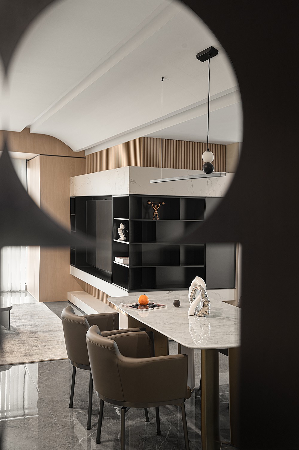 治愈系暖调现代简约丨中国杭州丨尔上空间设计团队-1