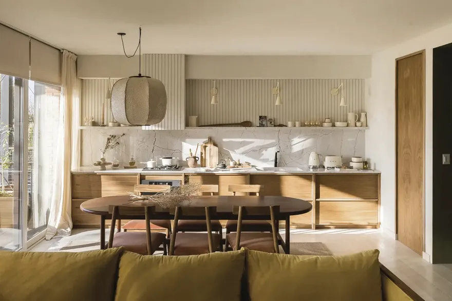 阿根廷绿色时尚公寓 | 木质与自然的完美融合-3