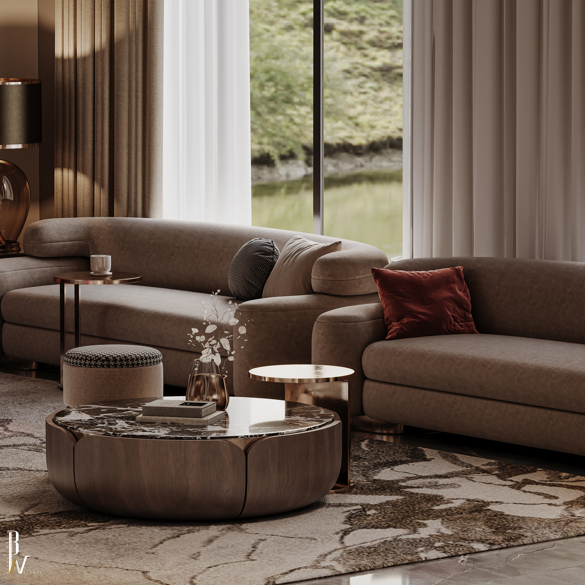 Lu·ury Women’s Majlis（奢华女性会客厅）丨沙特阿拉伯丨Black N White studio-16