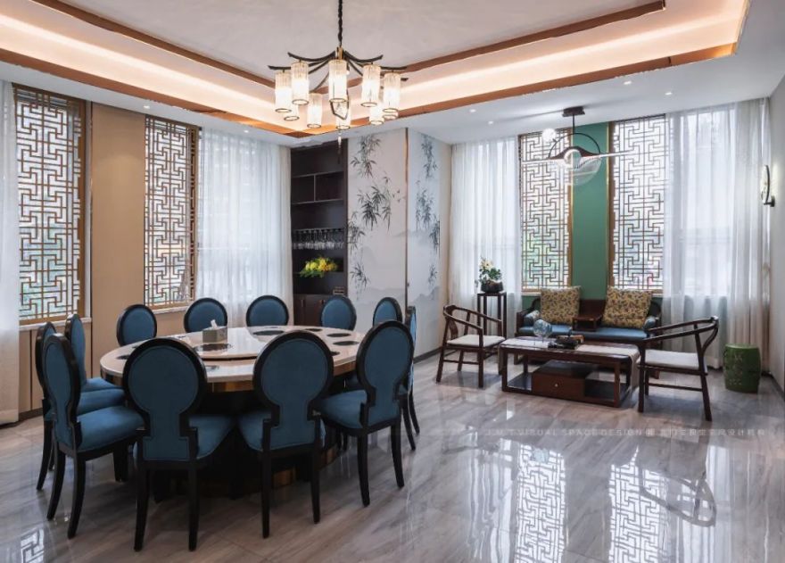 诗意新中式会所,温润儒雅的空间美学-59