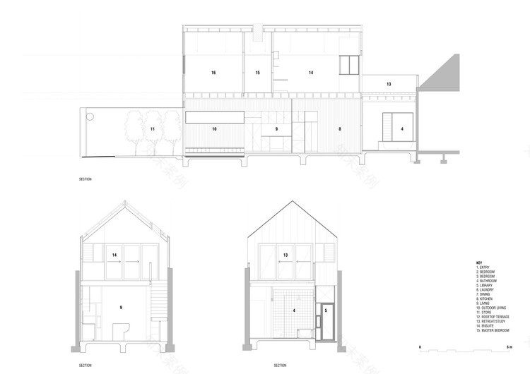 高层住宅 | 年轻夫妇的五米宽露台改造-8