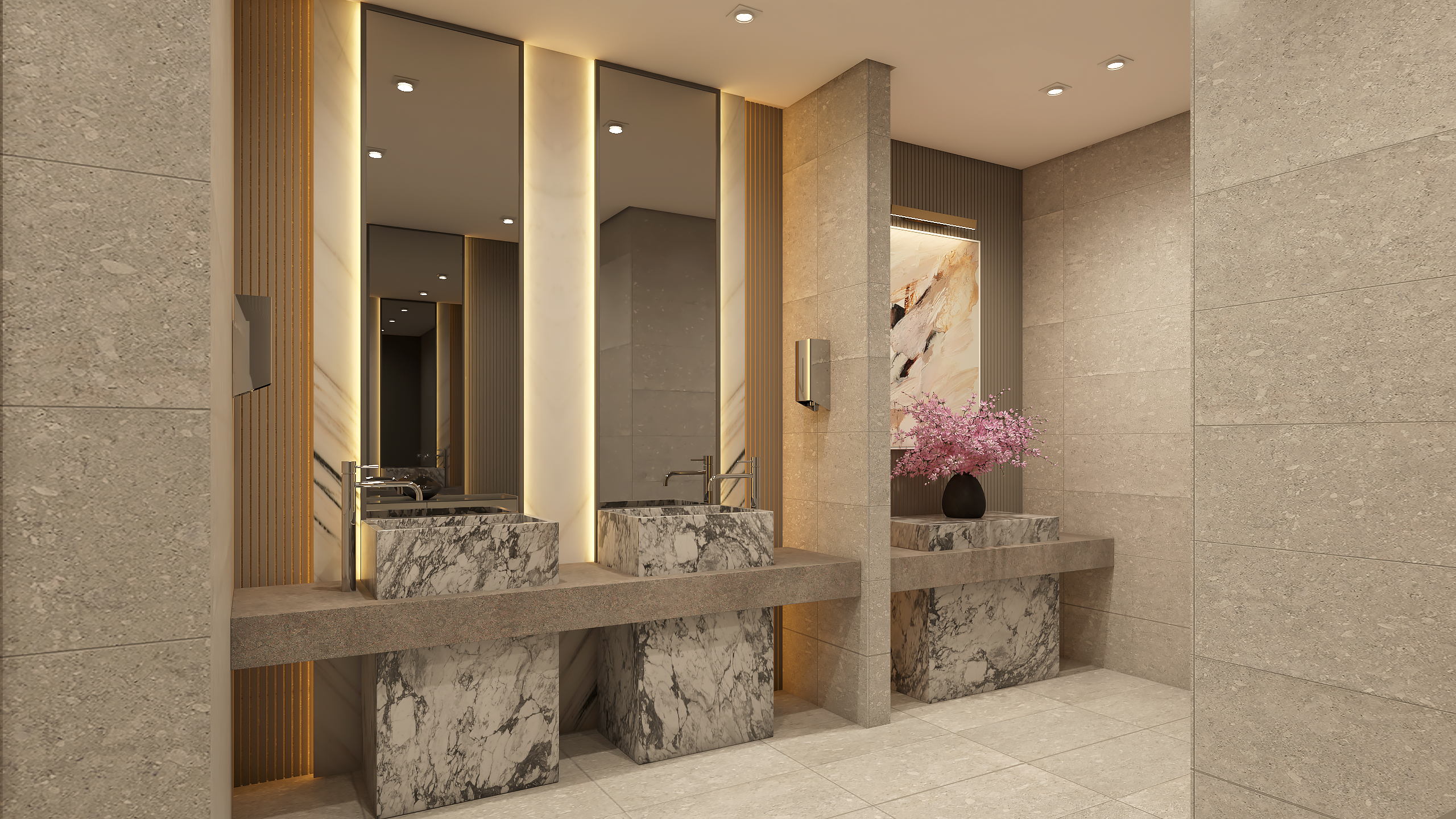 VITTORII Tower Hotel 洗手间翻新设计丨沙特阿拉伯利雅得-4