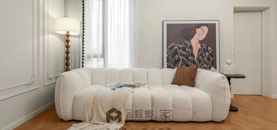 「金螳螂家泗阳店」90㎡法式奶油|是生活写给家的情诗-56