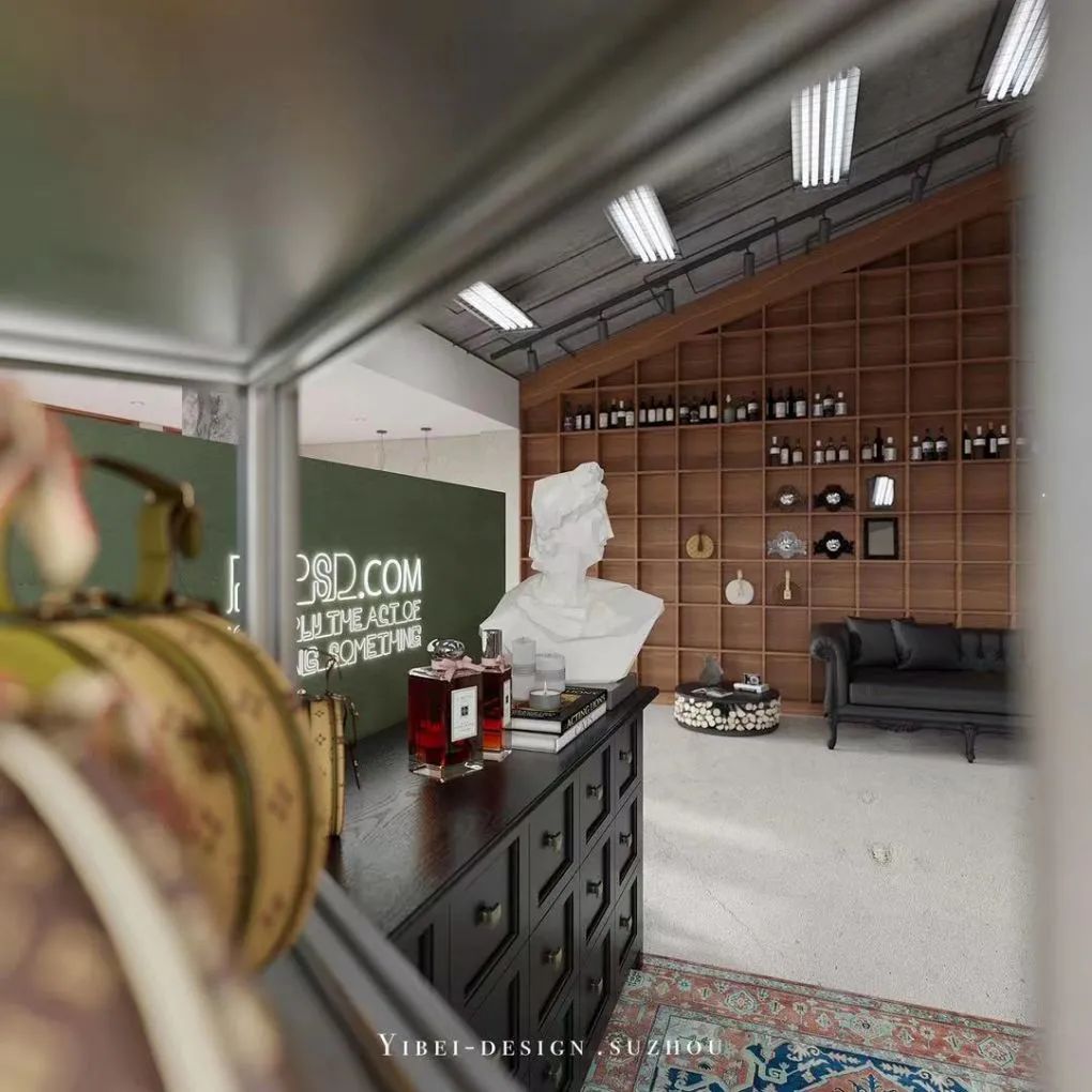 工业风混搭中古商业空间设计丨中国苏州丨一贝设计-37