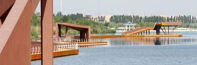 宁夏银川艾依河滨水景观公园丨中国银川丨BLVD International-1