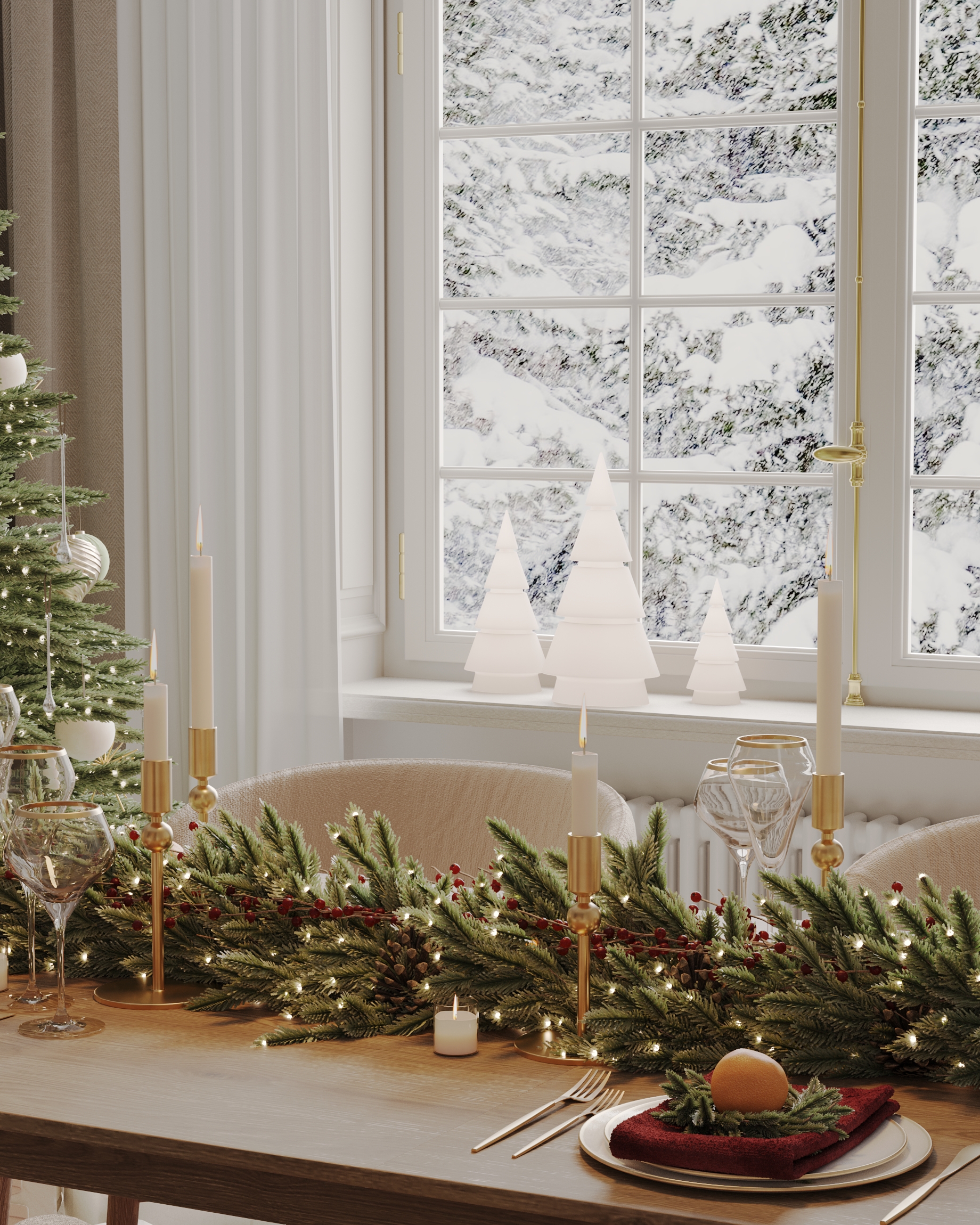 新年室内可视化设计（客厅部分）-5