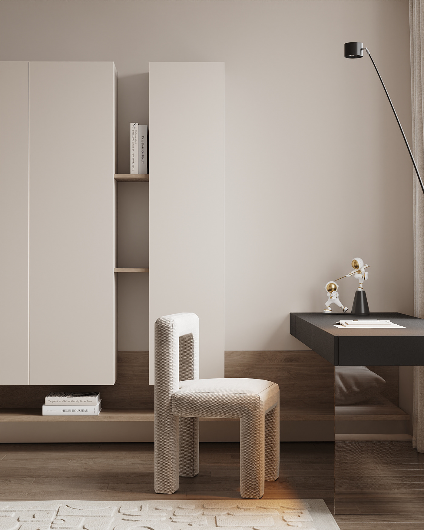 治愈系原木空间  柔和的极简主义-20