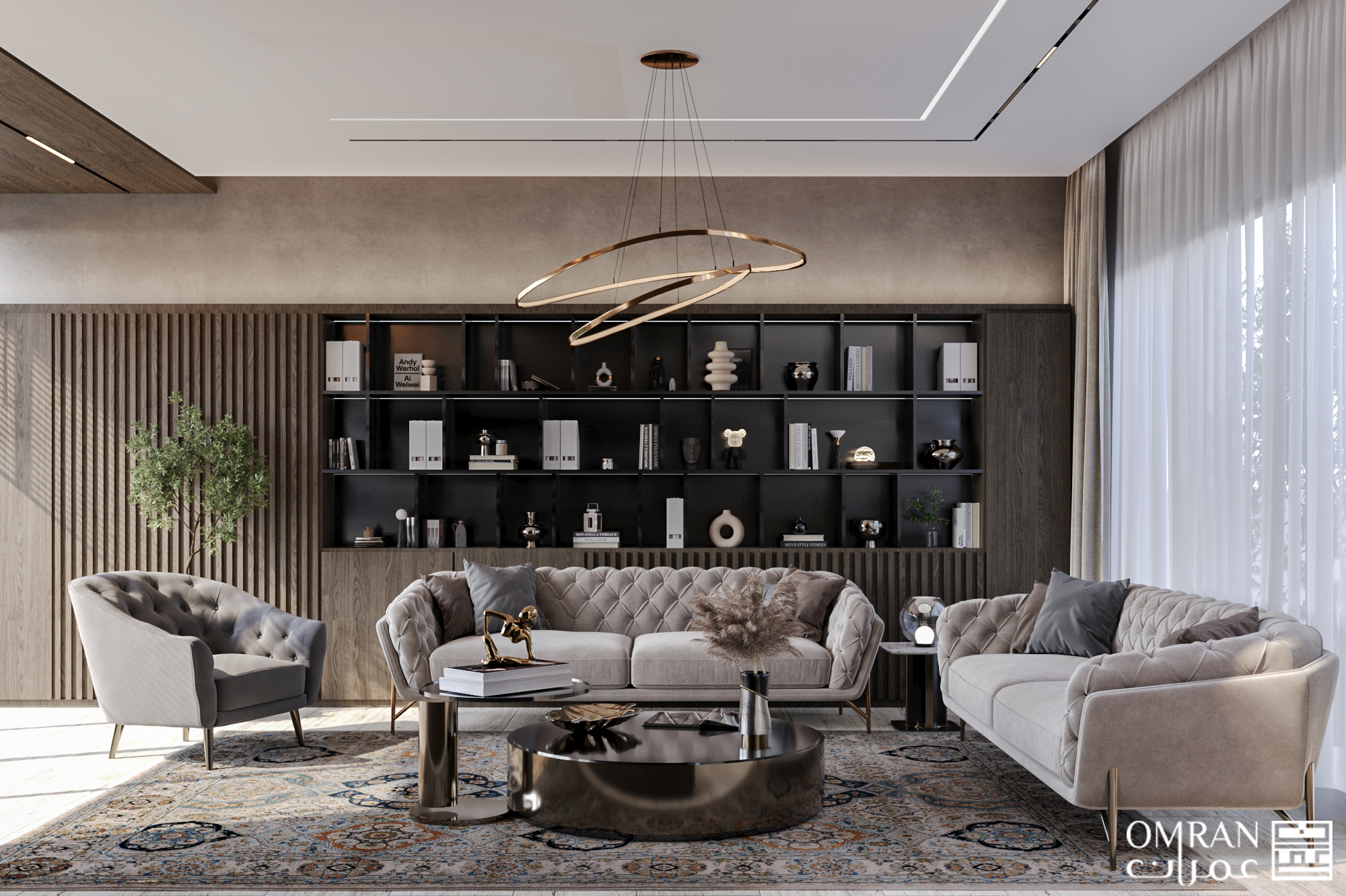 别墅现代室内设计丨Palestine-6