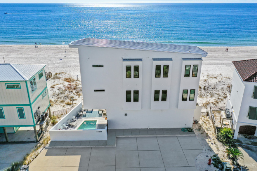 Cross Lane现代海滨住宅丨美国阿拉巴马丨Bob Chatham Custom Home Design-24