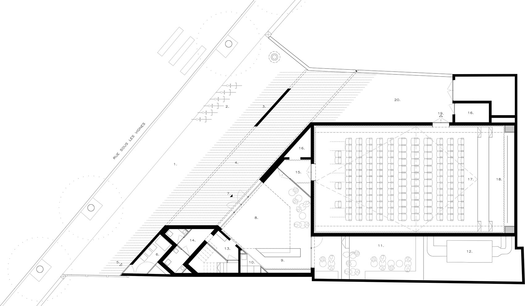 Le Rio邻里影院丨FAB Architectes与Unes Architectes合作-22
