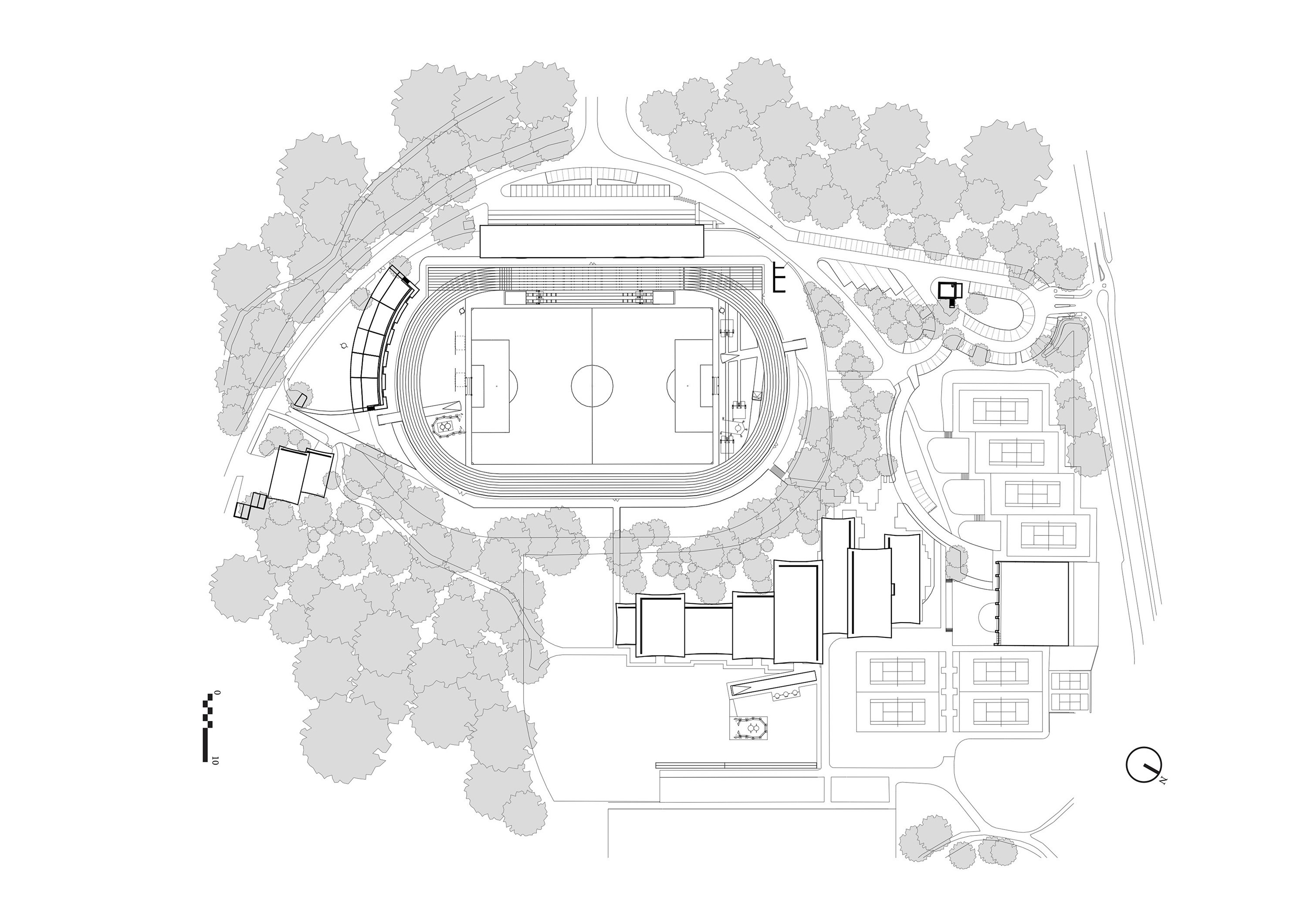 皮埃尔·保罗·伯纳德体育场丨法国丨K ARCHITECTURES-18