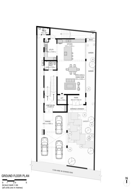 The Gully Home · 三层建筑中的垂直互联设计丨印度金奈丨ED+ Architecture-15