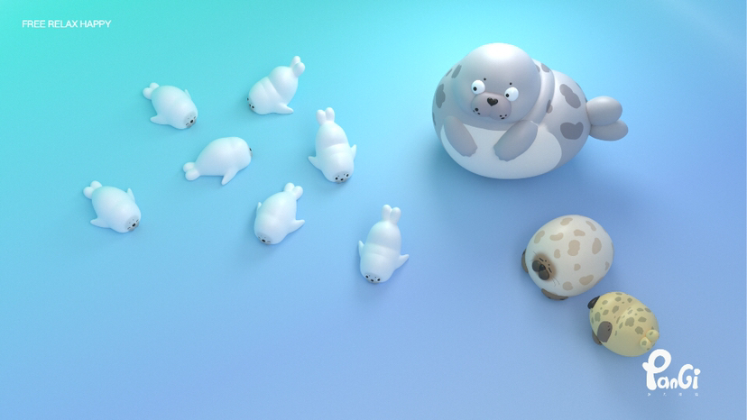 我们有一个胖几海豹好盆友！夏季夏日暑期美陈方案系列-11