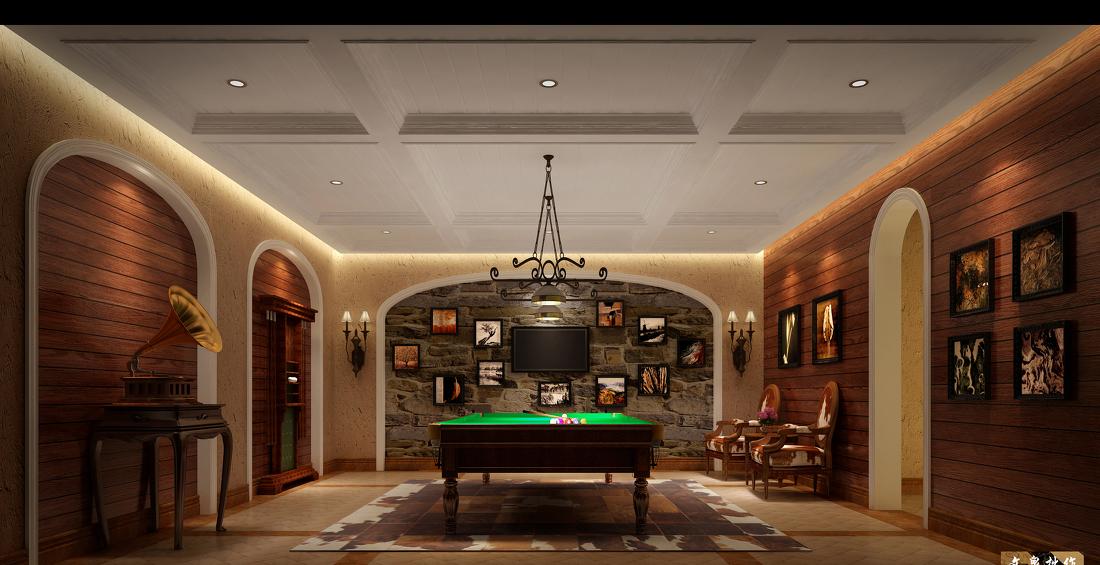 
欧式法式新中式别墅设计作品王文泉108 -10