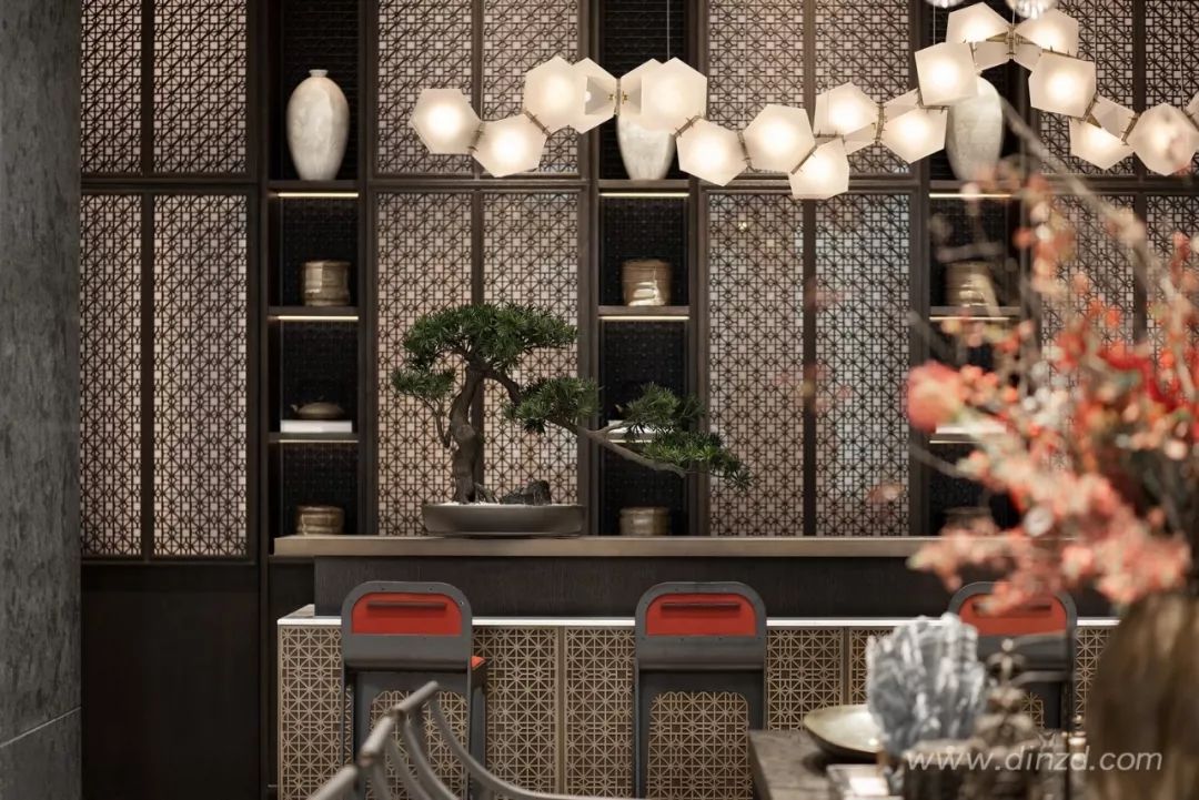 天津津门大院售楼处 | 古韵墨色与现代材质的完美融合-37