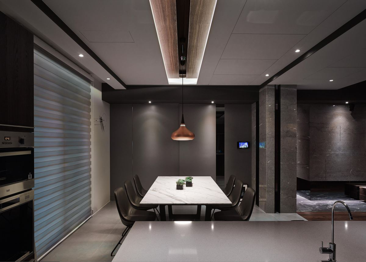 165m²现代艺术色彩住宅  大雄室内设计-9