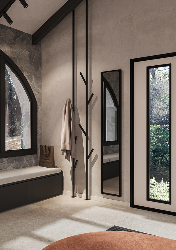 三层住宅室内外设计项目丨西班牙巴塞罗那-10