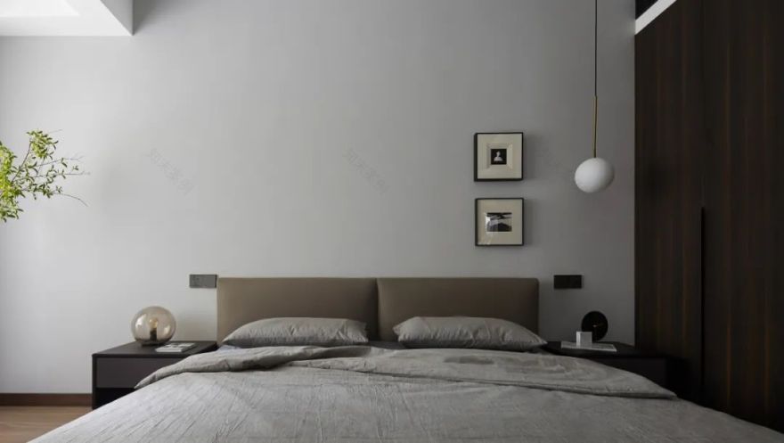 圣日尔曼大道的极简浪漫 | 黑白灰++ 铁锈红的家-85