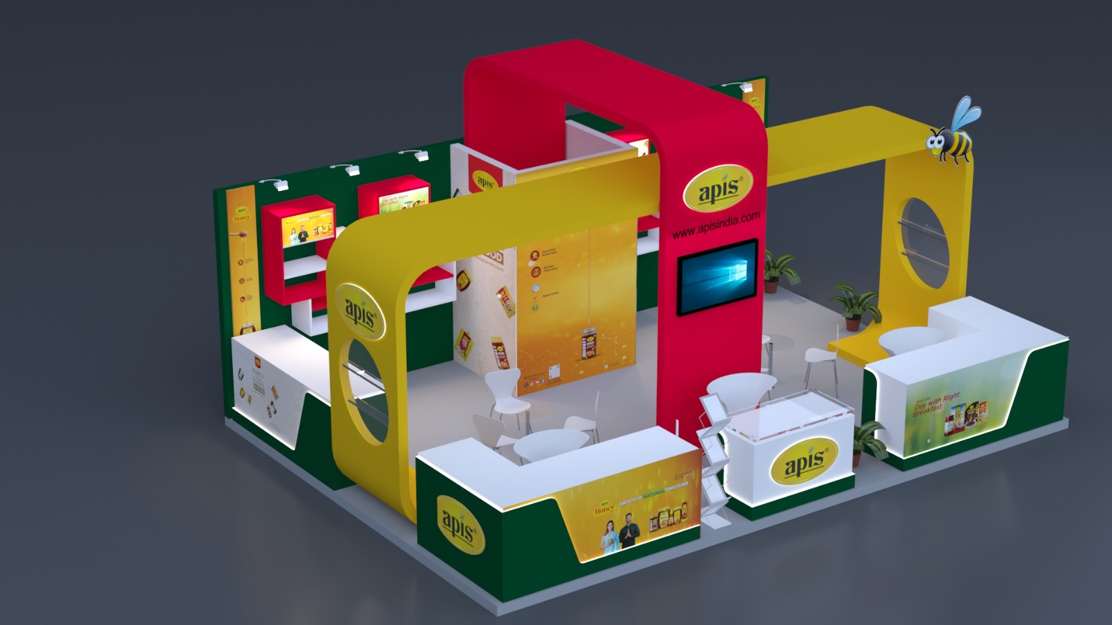 3D Exhibitiob Stall-2