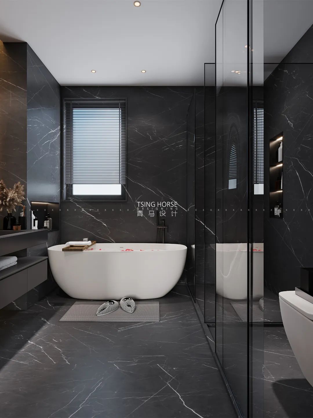 招商央玺现代轻奢别墅空间设计丨周昆设计团队-29