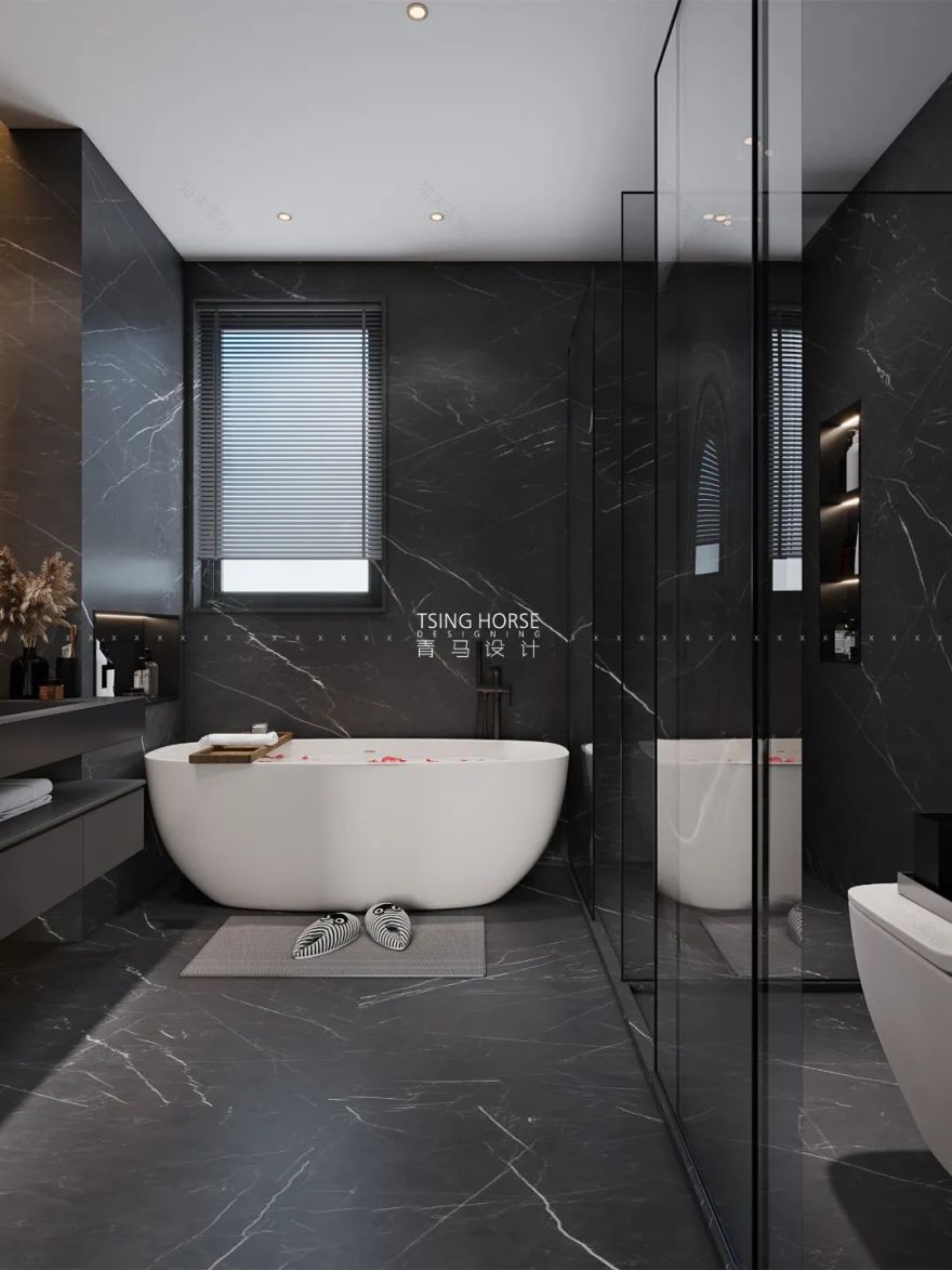 招商央玺现代轻奢别墅空间设计丨周昆设计团队-29