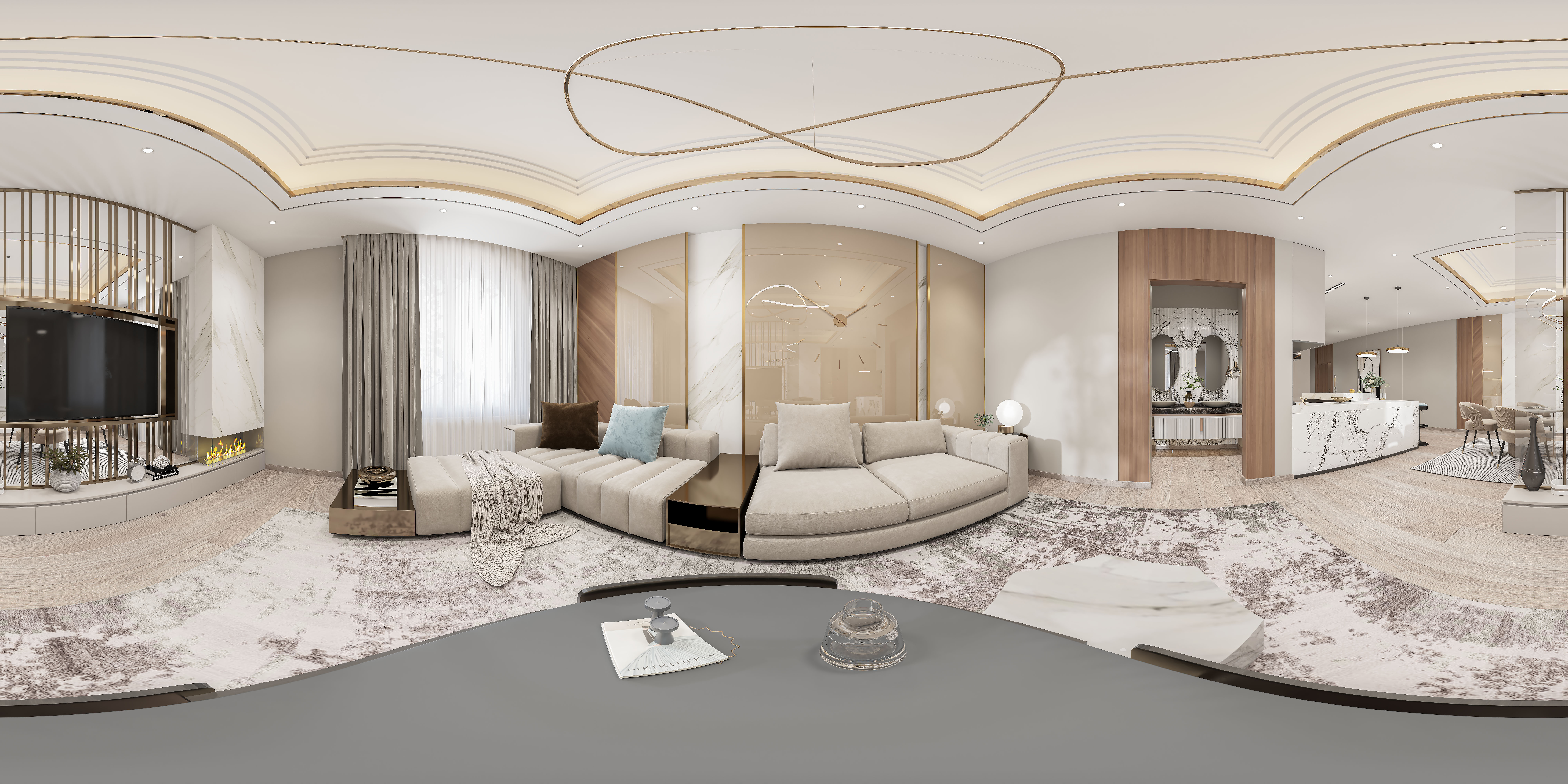 Modern Suite design in palace in KSA-16