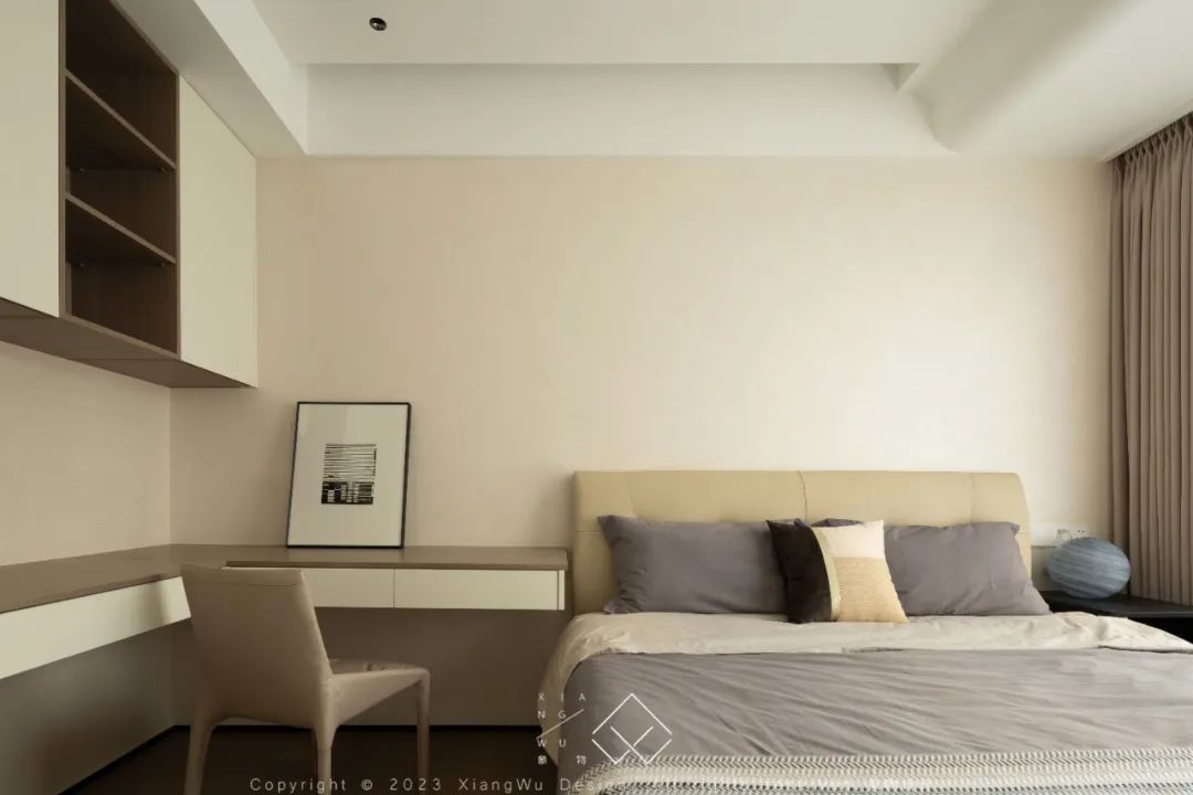 奶油色调的简约诗意空间丨中国常州丨象物设计-65