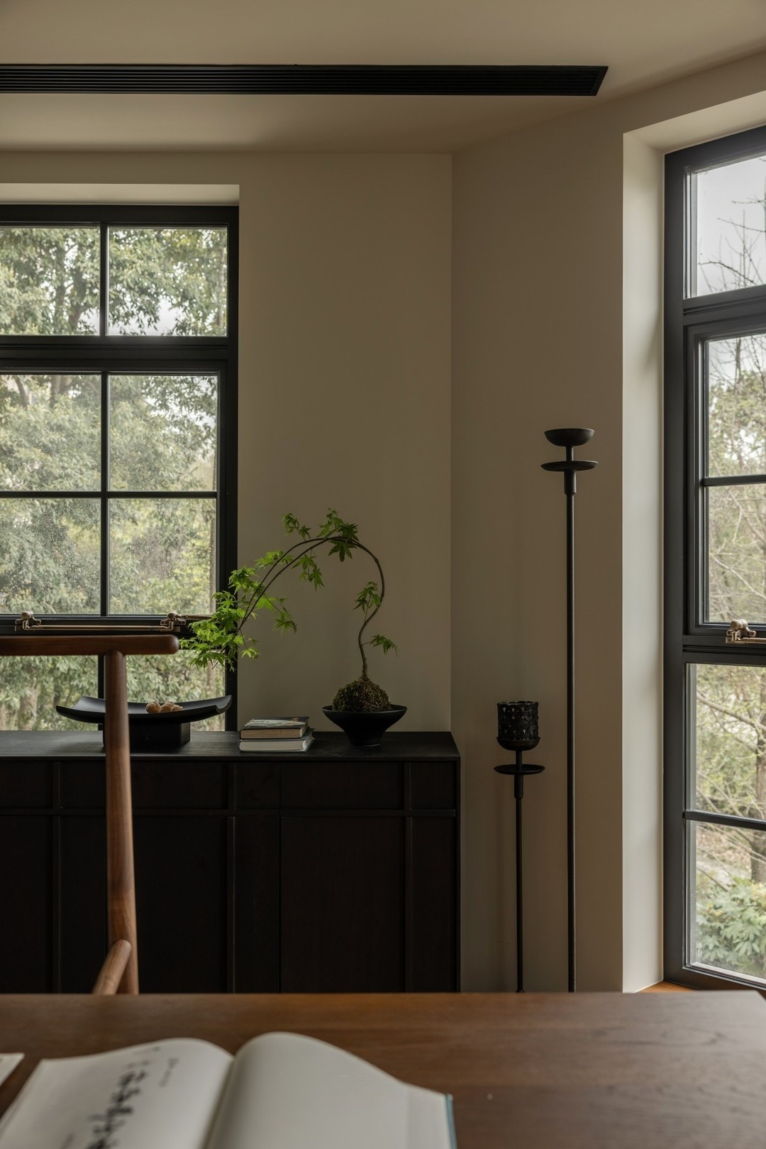 拾光悠然设计  移步异景的东方美学独居住宅设计-32