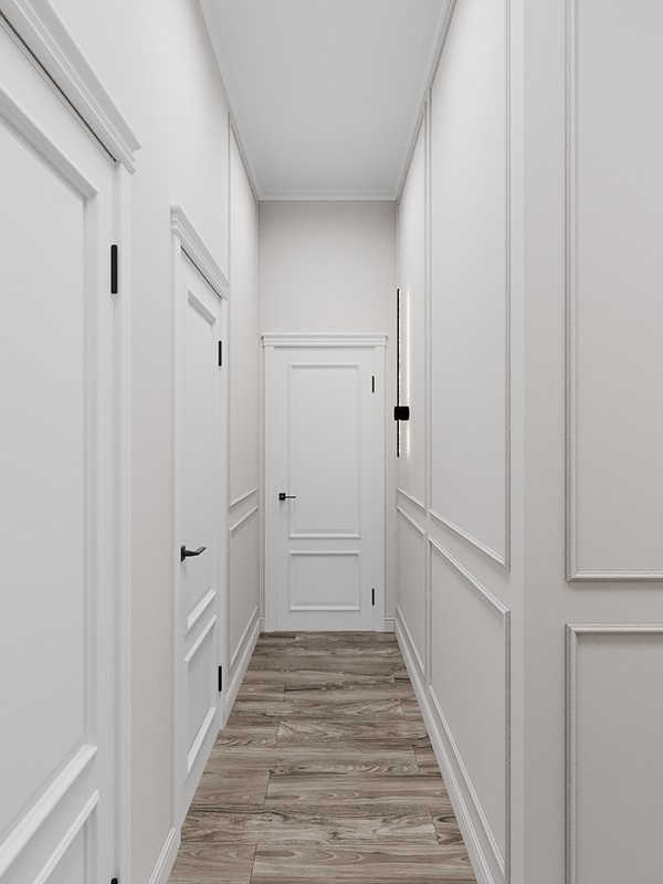 90㎡ 白色系空间设计-3