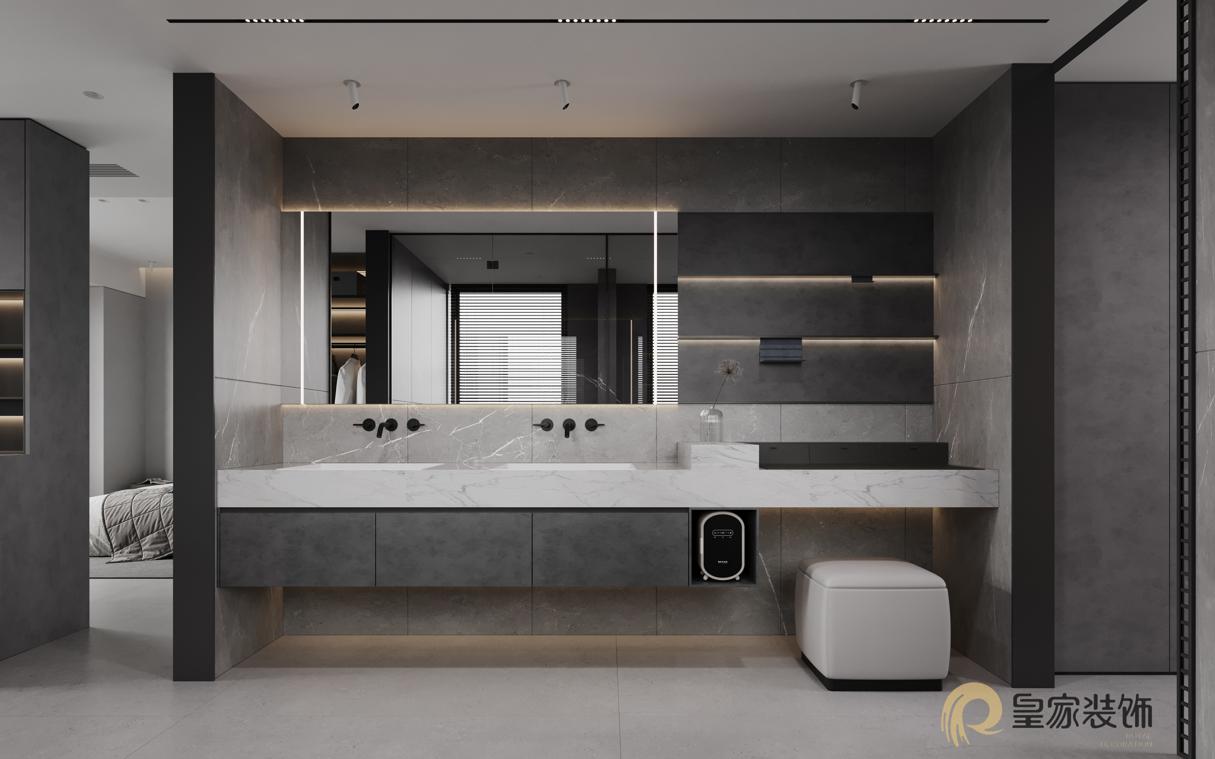 主卧室衣帽间-1