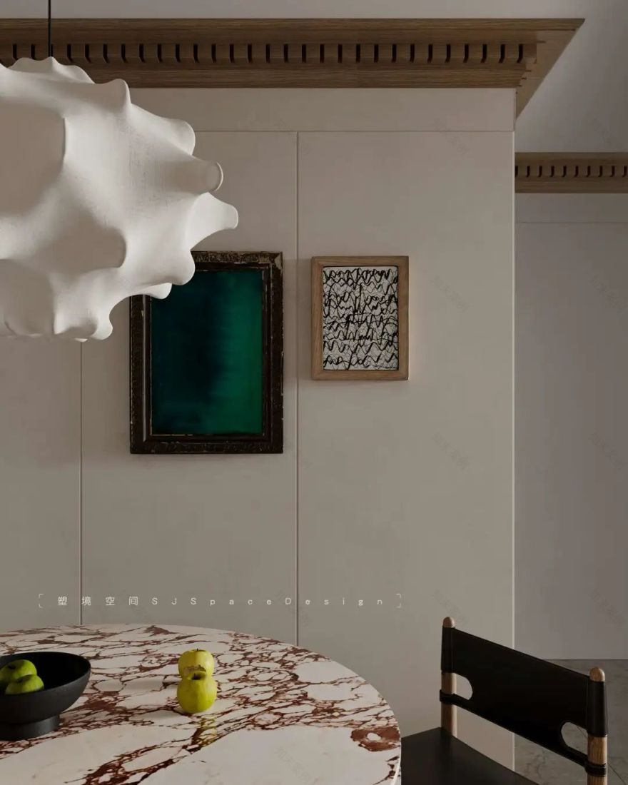 宝格丽大理石与原木的简约诗意空间丨塑境空间设计工程有限公司-36