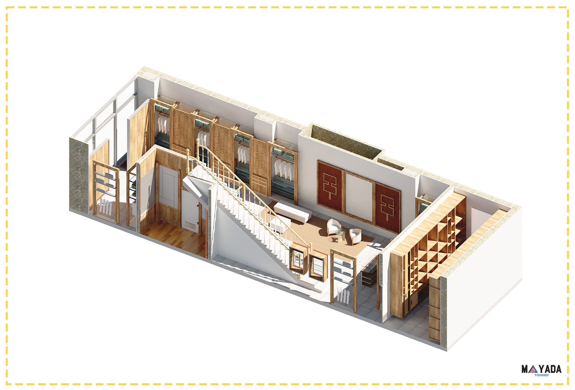 画廊室内设计丨Revit Skills and Technicality-10