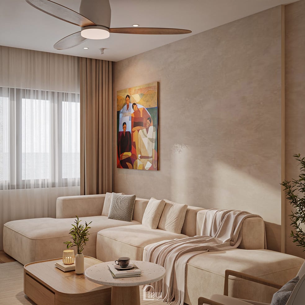 50m² 5 层Japandi风格联排别墅设计丨越南河内-7