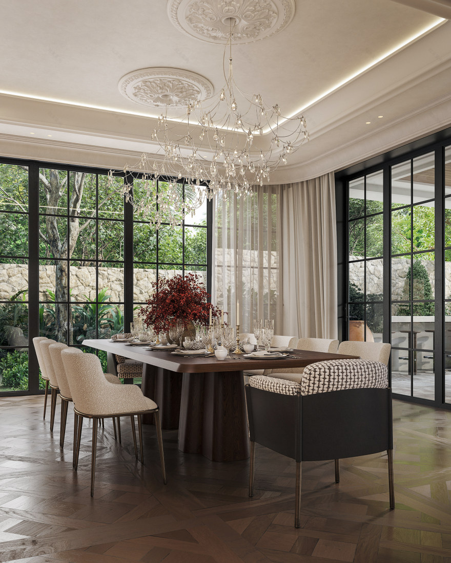 私人别墅室内设计丨VALERIYA NAZAROVA-27