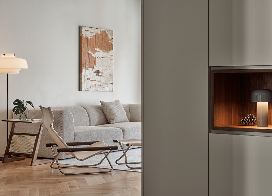 180㎡现代简约上跃， 敞开式设计的随性而居 | 与上设计-8