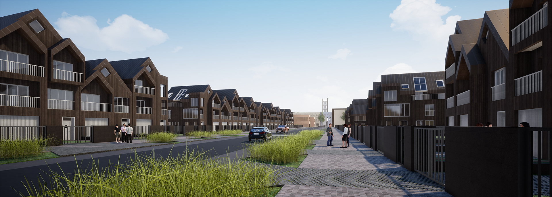 高密度和低层多功能木结构住宅区丨波兰比得哥什丨Damian Dominiczak-198