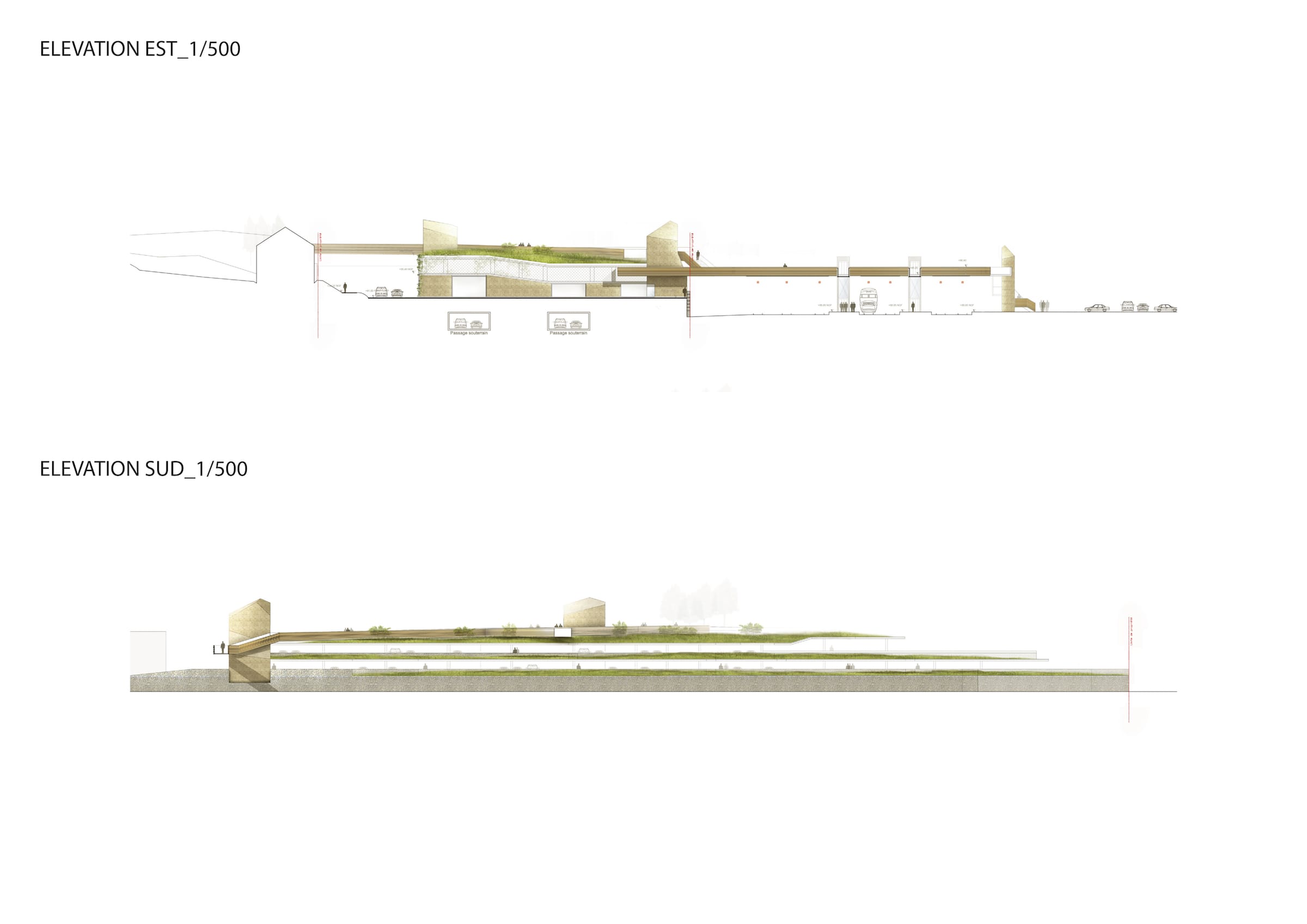 法国维特尔市多功能联运立交桥设计丨TETRARC Architects-32