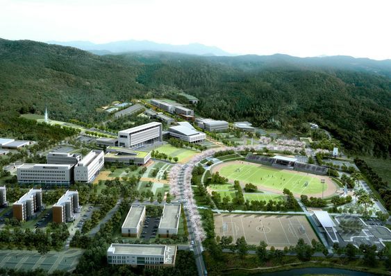 韩国国立警察大学校园规划,融入自然景观的创新设计-25
