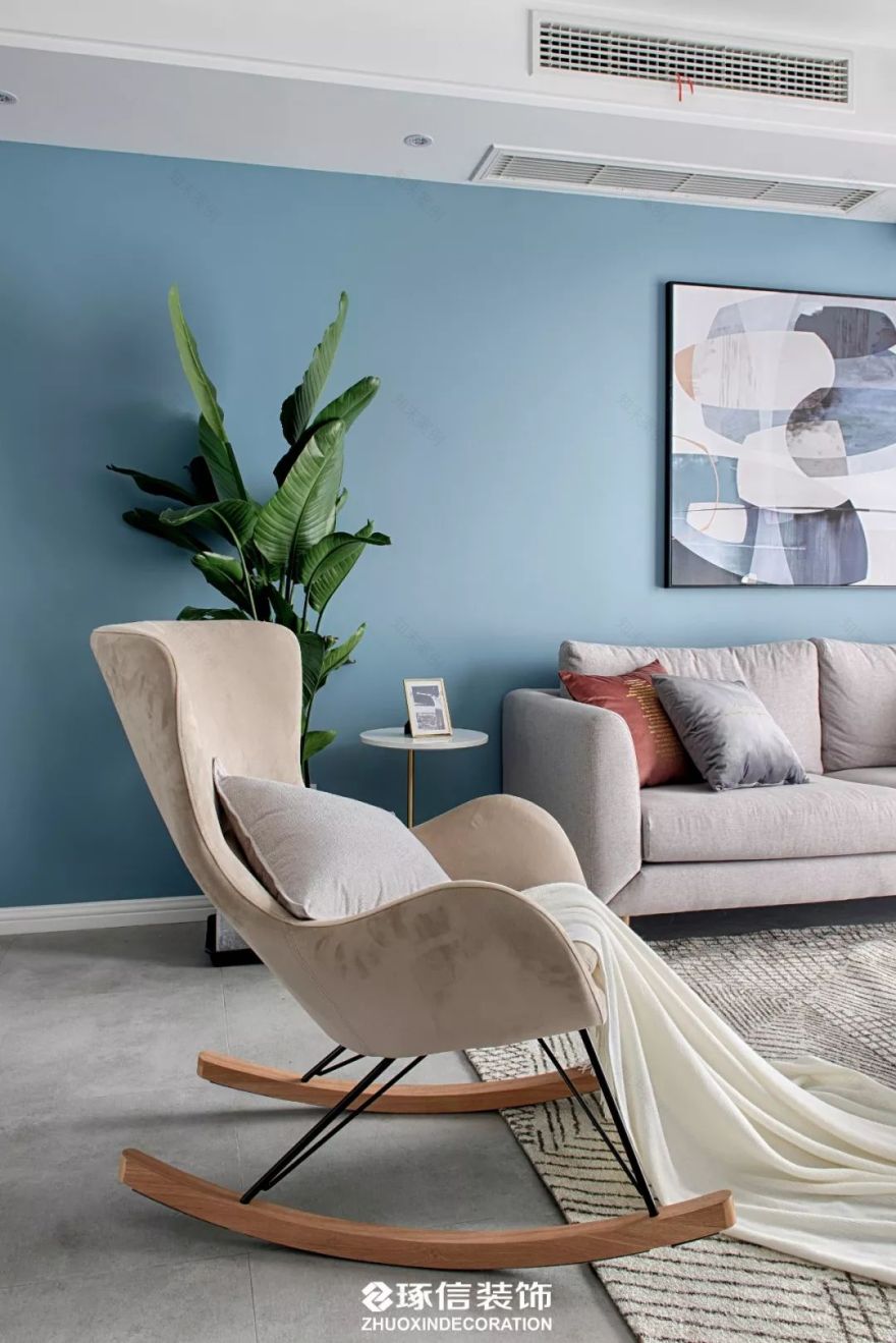 清新北欧混搭,63㎡小户型玩转空间魔法-45