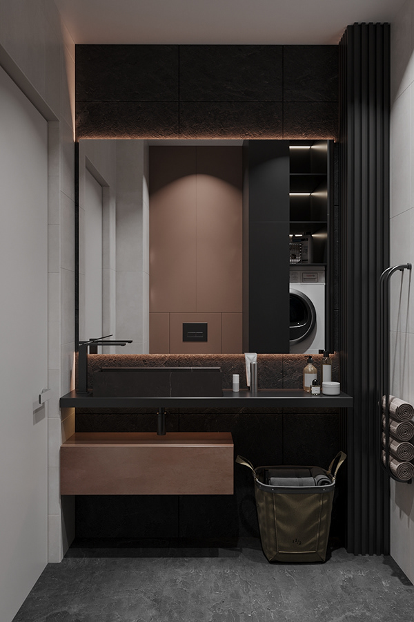 乌克兰基辅公寓设计 超有设计感！-20