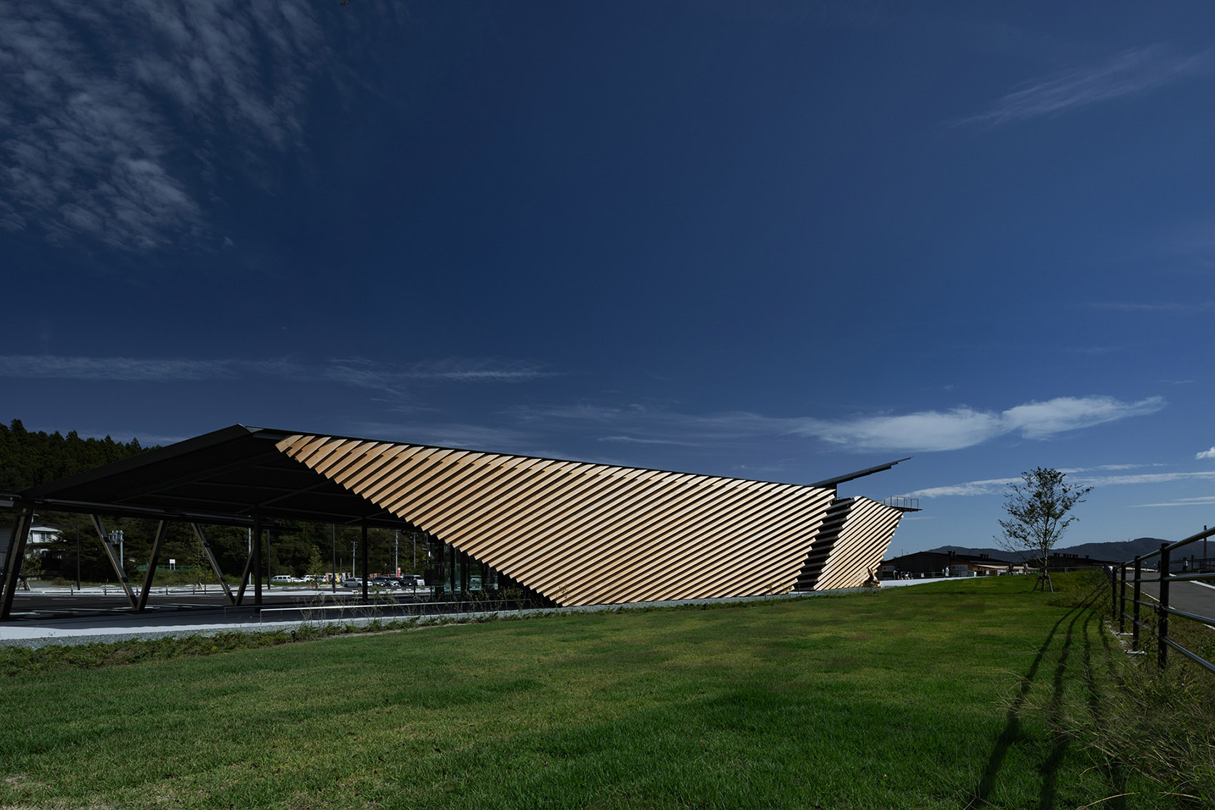 日本宫城县道之驿 Sansan 南三陆丨隈研吾建筑都市设计事务所-20