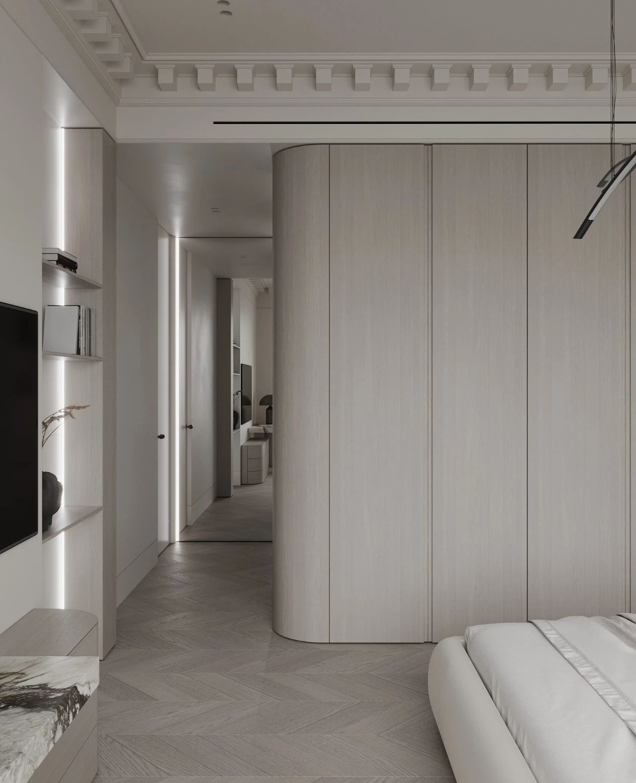 经典莫斯科住宅丨俄罗斯莫斯科丨BELOUSOVA INTERIOR DESIGN-53