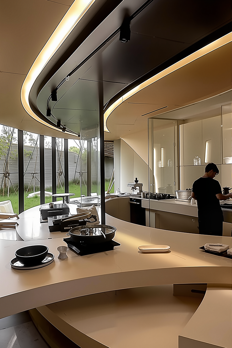 洗浴自助餐设计丨武汉品筑凌川自助餐设计研究所-6