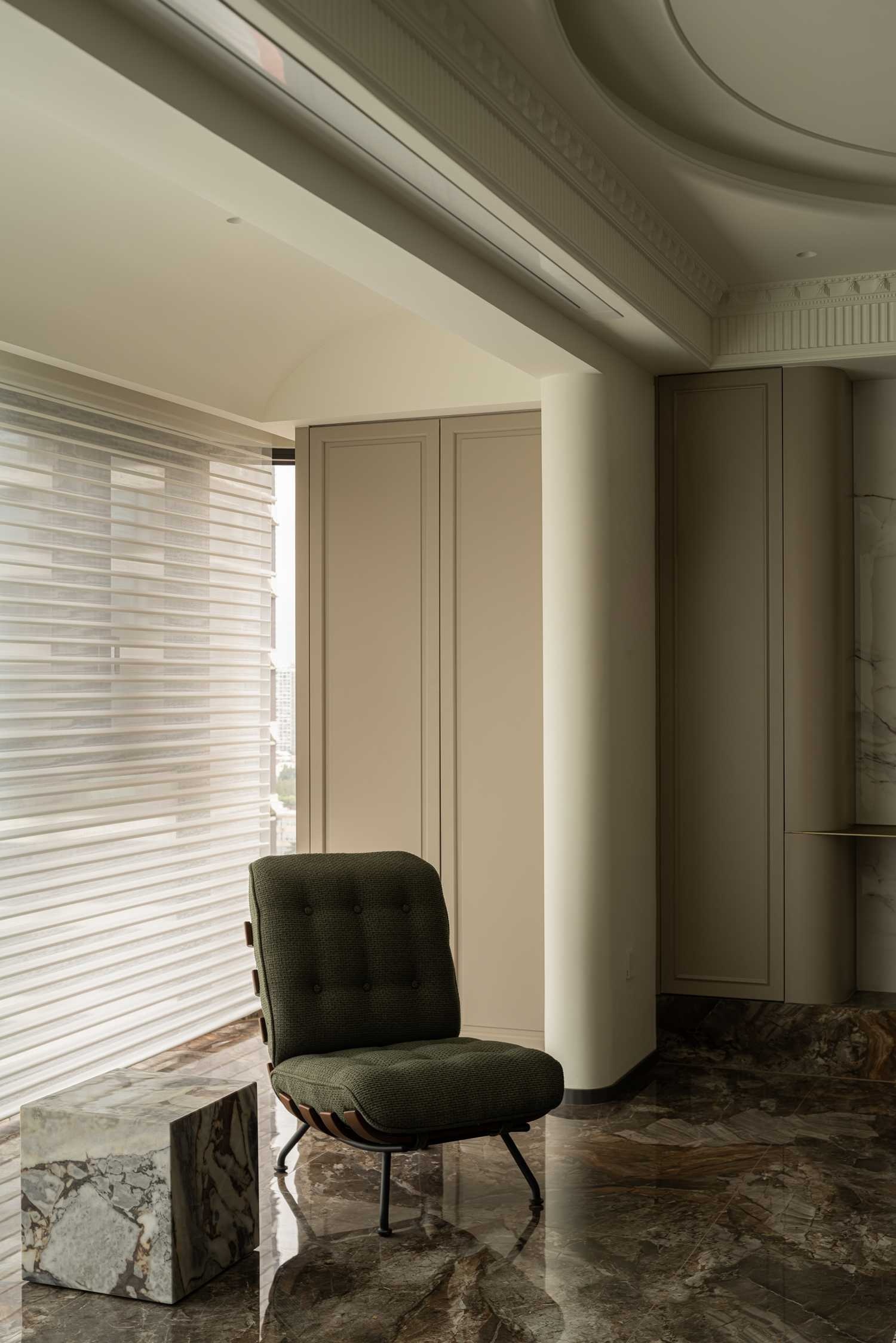 《栖羽》240㎡现代法式丨宏福樘设计-9