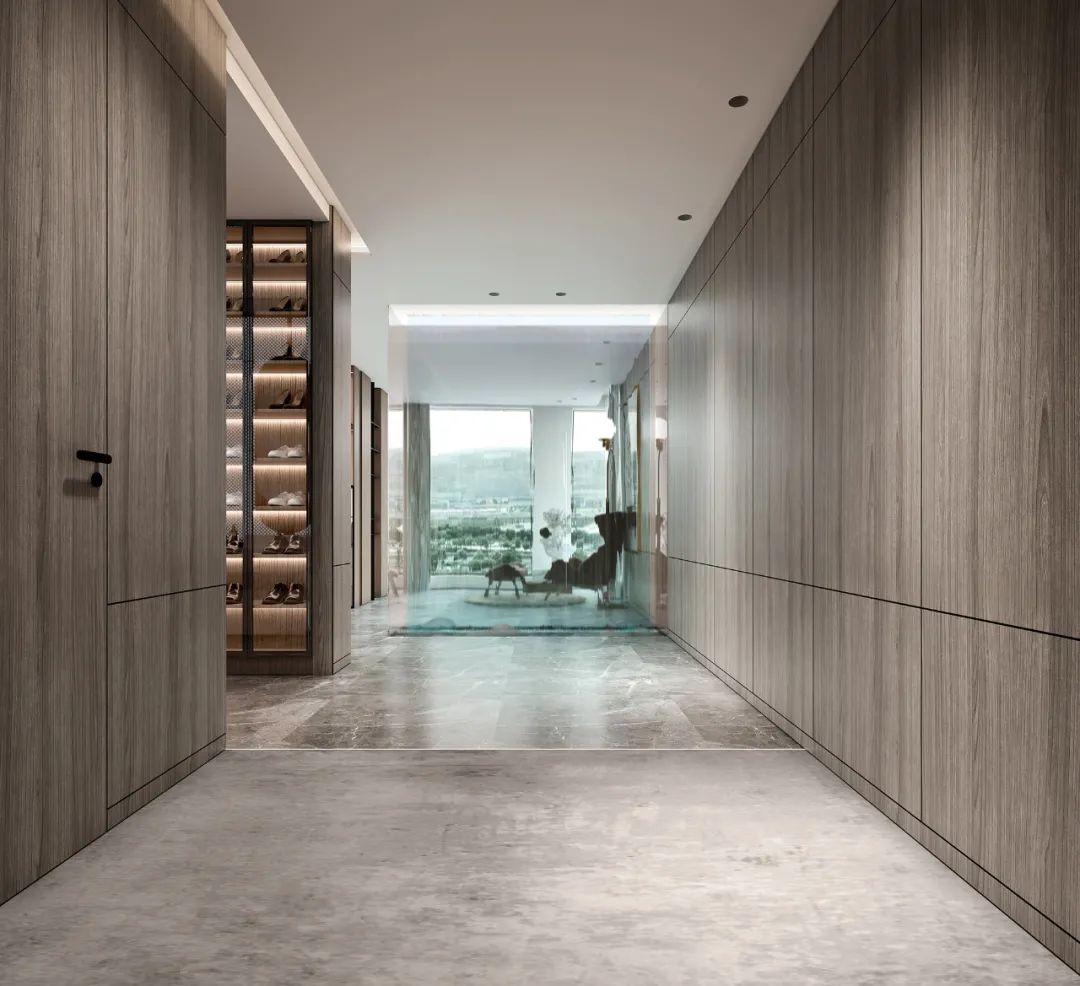 复地金融岛 390㎡现代轻奢家居，温馨舒适与时尚品质的完美融合-3