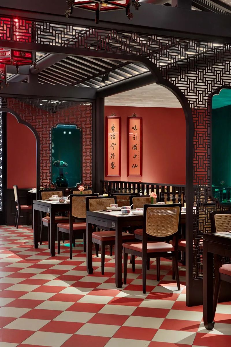 海派复古如意鸡餐厅-8